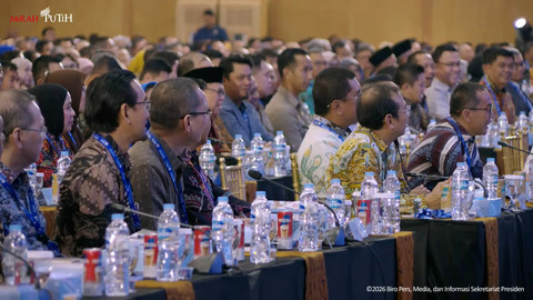 Penutupan Sarasehan Kebangsaan di JCC, Senayan, Jakarta, Minggu (28/6/2026). Foto: YouTube/ Sekretariat Presiden