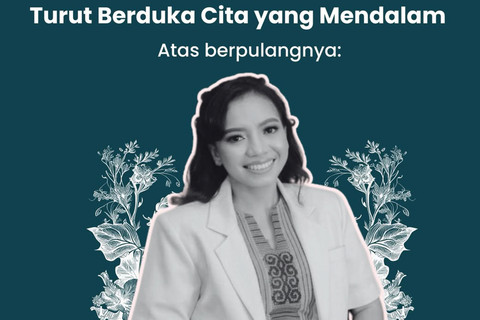 Kementerian Kesehatan menyampaikan duka cita atas wafatnya dr. Icha yang bertugas di RS Leona Kefamenanu, NTT. Foto: Instagram/ @kemenkes_ri