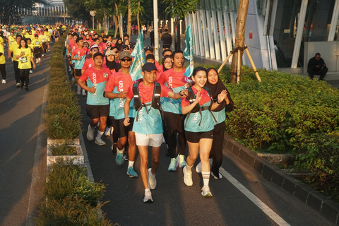 Serunya Fun Run teman kumparan, 200 Pelari Ramaikan Suasana (2)