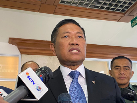 Wakil Menteri Pertahanan, Donny Ermawan Taufanto di Kompleks Parlemen, Senayan, Jakarta, Rabu (1/7/2026). Foto: Aditya Nugraha/kumparan
