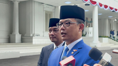 Menlu Sugiono di Istana Merdeka, Jakarta Pusat, Kamis (2/4/2026). Foto: Zamachsyari/kumparan