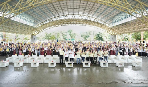 Melalui kampanye Anak Energen Anak Berprestasi, Energen orang tua dan anak untuk sarapan. Dok. Istimewa. 