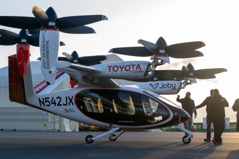 Kerja sama Joby Aviation, Inc. dan Toyota Motor Corporation  membuat taksi terbang. Foto: Joby Aviation