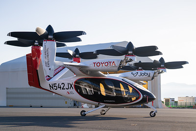 Kerja sama Joby Aviation, Inc. dan Toyota Motor Corporation  membuat taksi terbang. Foto: Joby Aviation