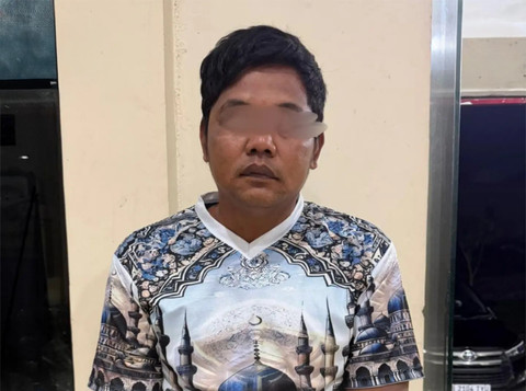 Pelaku penyembelih Tapir di Lampung ditangkap polisi. Foto: Instagram/ @humas_poldalampung