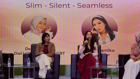 Abel Cantika dalam acara di JCC. Foto: kumparan