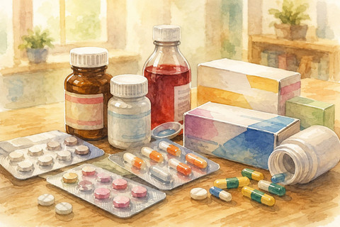 Ilustrasi obat yang telah melewati tanggal kedaluwarsa. Foto: Generated by AI.