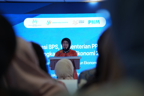 Kick Off Kolaborasi BPS, Kementerian PPPA dan PNM Dalam Rangka SE2026, Jakarta, Jumat (3/7/2026).
 Foto: Dok. BPS