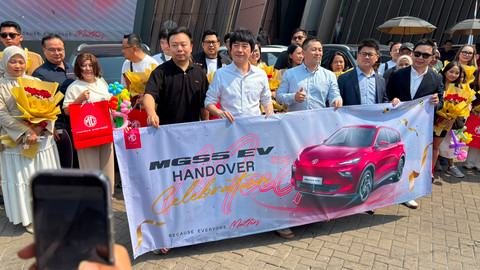 Seremoni penyerahan 1.000 unit pertama mobil listrik MG S5 EV di PIK, Jakarta Utara, Sabtu (4/7/2026).  Foto: dok. Istimewa