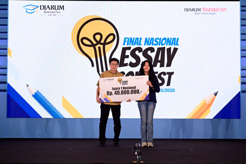 Gabriella Sianturi raih juara pertama Nasional Essay Contest Beswan Djarum 2025/2026. Foto: Djarum Foundation