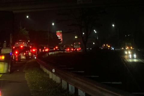 Kemacten Exit Tol Ciawi, Bogor, Minggu (5/7/2026). Foto: Mirsan Simamora/kumparan