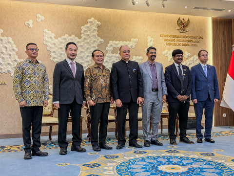 Acara penandatanganan MoU antara pemerintah dan IIMB Bangalore di Kantor Kemenko Perekonomian, Jakarta, Senin (6/7/2026). Foto: Najma Ramadhanya/kumparan
