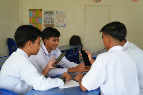Para siswa sedang belajar bersama, Dok: istimewa