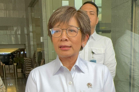 Wakil Kepala BGN Agustina Arumsari usai melakukan audiensi di Gedung Merah Putih KPK, (7/7/2026). Foto: Kevin Daniel/kumparan