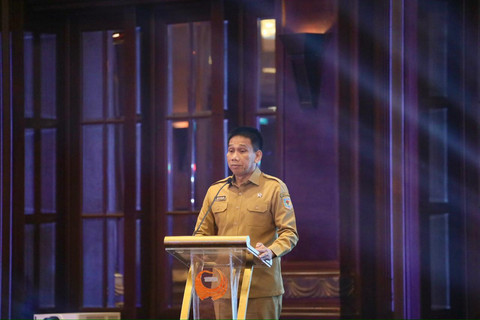 Wamendagri Akhmad Wiyagus minta Pemda perkuat tata kelola sawit melalui enam langkah strategis untuk dorong hilirisasi dan ekonomi daerah, Selasa (7/7/2026). Foto: Kemendagri RI