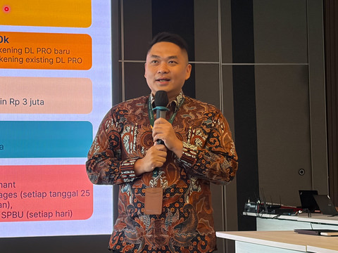 Liabilities Banking Services Head Danamon, Steven Dhalimarta, dalam gelaran Danamon Journalist Class 2026 di Menara Danamon, Jakarta, Rabu (8/7/2026). Foto: Najma Ramadhanya/kumparan