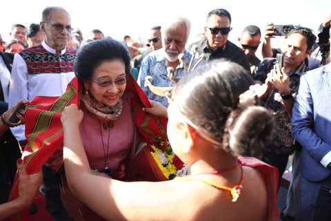 Kunjungan Presiden Kelima Republik Indonesia Megawati Soekarnoputri di Timor-Leste, Rabu (8/7/2026). Foto: Dok. PDIP