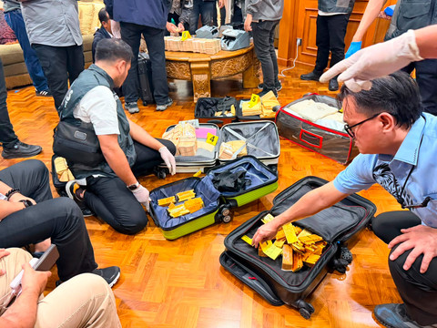 Temuan hasil penggeledahan di TKP Rumah Sentul, Bogor, Jawa Barat. Foto: Dok. Istimewa
