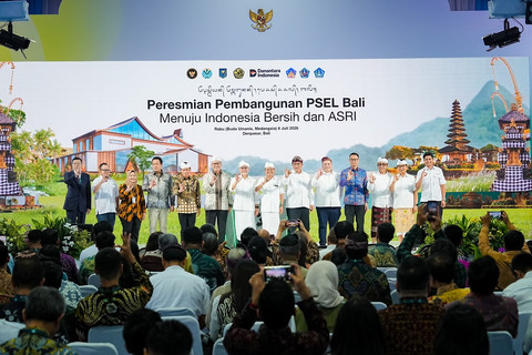 Bupati Badung I Wayan Adi Arnawa menghadiri peletakan batu pertama (groundbreaking) Pengolahan Sampah menjadi Energi Listrik (PSEL) Bali atau Denpasar Raya di kawasan Pelabuhan Benoa, Denpasar, Rabu (8/7/2026). Foto: Pemkab Badung