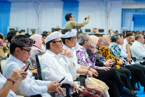 Bupati Badung I Wayan Adi Arnawa menghadiri peletakan batu pertama (groundbreaking) Pengolahan Sampah menjadi Energi Listrik (PSEL) Denpasar Raya di kawasan Pelabuhan Benoa, Denpasar, Rabu (8/7/2026). Foto: Pemkab Badung