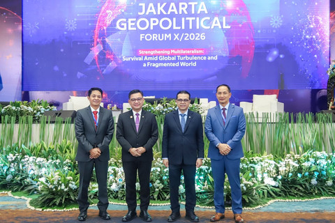 Jakarta Geopolitical Forum (JGF) X/2026 di Auditorium Binakarna, Bidakara, Jakarta, Kamis (9/7/2026). Foto: Istimewa