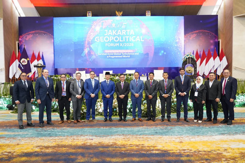 Jakarta Geopolitical Forum (JGF) X/2026 di Auditorium Binakarna, Bidakara, Jakarta, Kamis (9/7/2026). Foto: Istimewa