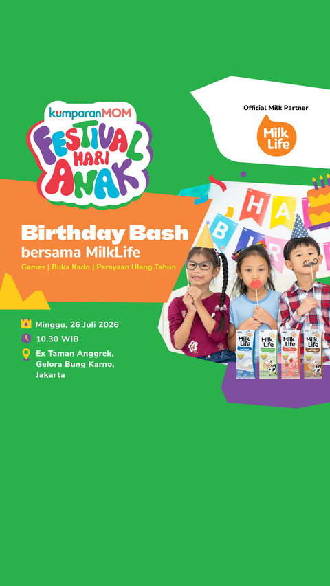 Birthday Bash di Festival Hari Anak bersama kumparanMOM. Foto: kumparan