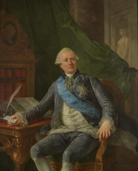 Charles Gravier, Comte de Vergennes. Sumber: Potret oleh Antoine-Fran&ccedil;ois Callet, 1780. (Wikipedia)