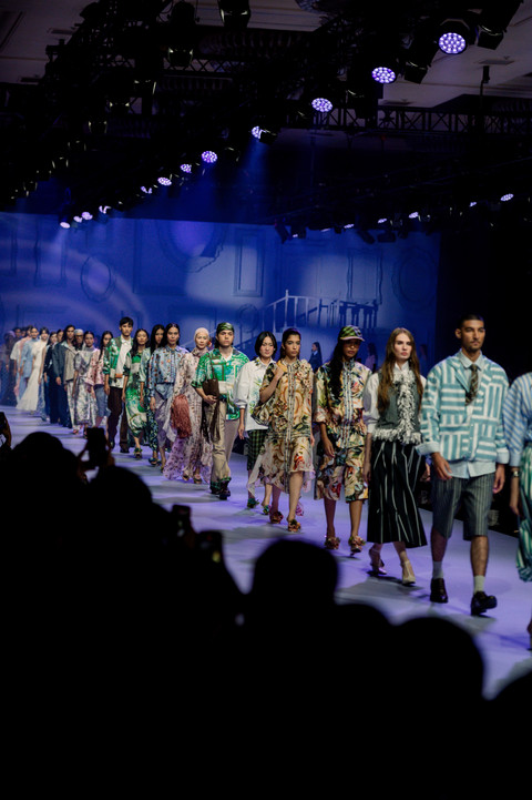 Fashion show Artkea "The Full House" di Mulia in Fashion, Hotel Mulia Senayan, Jakarta, Kamis (10/7/2026). Foto: Artkea