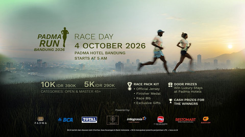 Padma Run Bandung akan digelar pada 4 Oktober 2026. Foto: dok. Istimewa.