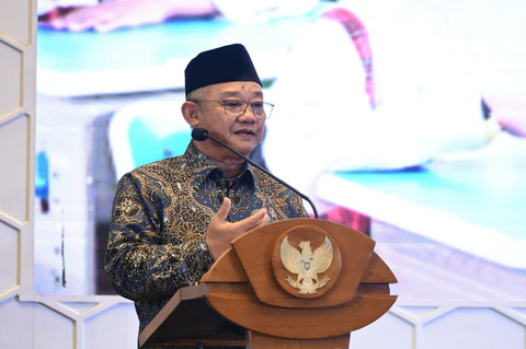 Sambutan oleh Menteri Pendidikan Dasar dan Menengah, Prof. Dr. Abdul Mu'ti, M.Ed. Foto: Dok. United Tractors