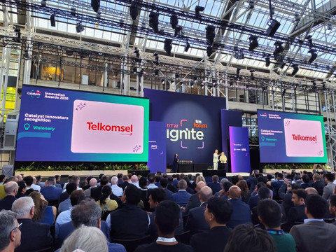 Telkomsel meraih tiga pengakuan global dalam rangkaian agenda TM Forum Digital Transformation World (DTW) Ignite 2026 di Copenhagen, Denmark, 23-25 Juni 2026. Foto: Telkomsel