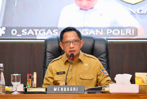 Mendagri Tito Karnavian instruksikan Pemda perkuat langkah pengendalian inflasi guna menjaga laju inflasi nasional tetap di bawah target 3,5 persen, Senin (13/7/2026). Foto: Dok. Kemendagri