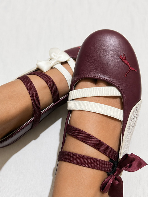Detail karet pada sepatu Puma Speedcat Ballet Lace. Foto: Avissa Harness/kumparan