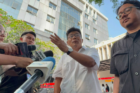 Pengacara Don Ritto, Handiko Hanggowongso di Polda Metro Jaya, Selasa (14/7/2026). Foto: Rayyan Farhansyah/kumparan