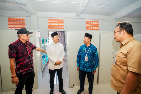 Menteri Sosial Saifullah Yusuf (Gus Ipul) membuka MPLS di Sekolah Rakyat Sragen, Jawa Tengah, Selasa (14/7/2026). Foto: Kemensos RI