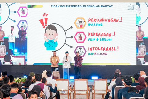 Buka MPLS Sekolah Rakyat di Sragen, Mensos Gus Ipul tegaskan setiap siswa adalah individu berharga yang memiliki bakat unik masing-masing, Rabu (15/7/2026).  Foto: Dok. Kemensos