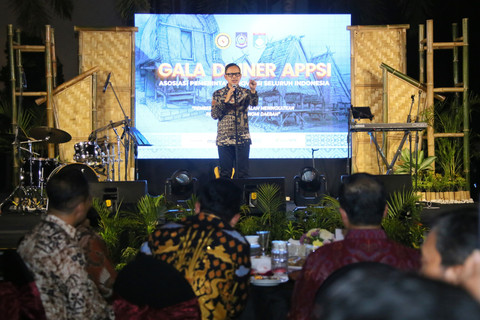 Wamendagri Bima Arya dorong kepala daerah manfaatkan forum seperti APPSI untuk saling berbagi pengalaman dan mencari inspirasi di tengah tantangan pemerintahan, Kamis (16/7/2026). Foto: Kemendagri RI