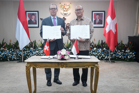 RI-Swiss merampungkan perjanjian kerja sama di sektor mineral kritis dan logam di dalam negeri. Foto: Dok. BKPM