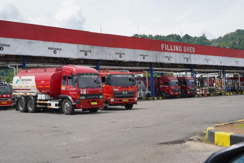 Pertamina Patra Niaga Regional Sumbagut memastikan penyaluran Bahan Bakar Minyak (BBM) di wilayah Sumatera Barat membaik, Senin (20/7/2027). Foto: Pertamina Patra Niaga