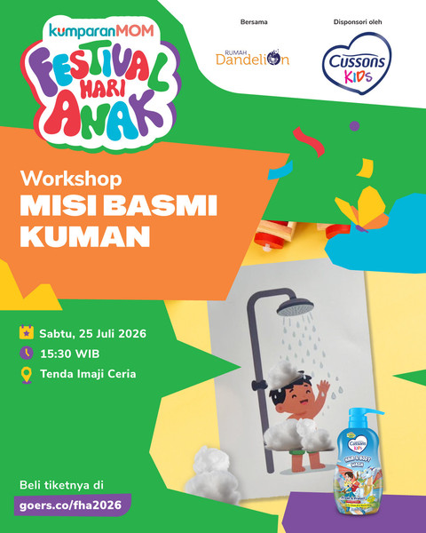 Workshop Misi Basmi Kuman bersama Cussons Kids. Foto: dok. kumparan
