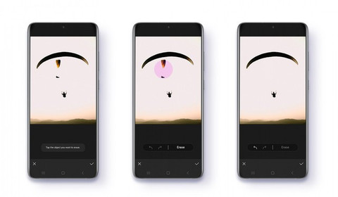 Fitur Object Eraser di Samsung. Foto: Samsung