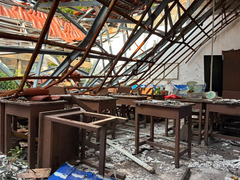 Kondisi SDN Kebayoran Lama Selatan 09, Jakarta Selatan, Kamis (23/7/2026). Foto: Nauval Pratama/kumparan