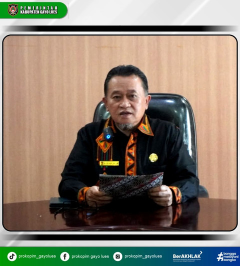 Asisten Pemerintahan, Keistimewaan Aceh dan Kesejahteraan Rakyat (Asisten I) Sekretariat Daerah Kabupaten Gayo Lues, dr. Nevirizal mundur dari jabatannya. Foto: Dok. Pemkab Gayo Lues