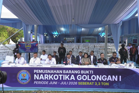 Kegiatan acara Hari Anti Narkotika Nasional di Balai Besar Rehabilitasi BNN, Cigombong, Kabupaten Bogor, Jawa Barat, Kamis (23/7/2026). Foto: Dok. BNN