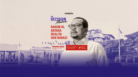 The Desicion Makers bersama Kepala Badan Komunikasi Pemerintah RI, Muhammad Qodari. Foto: kumparan