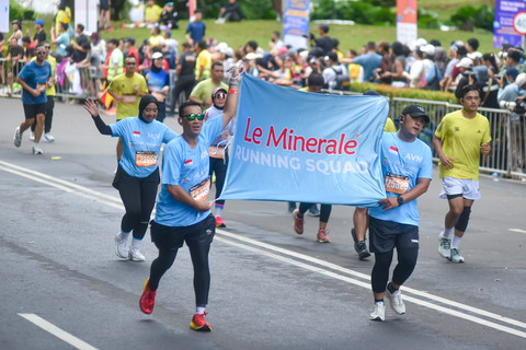 Le Minerale Running Squad. Foto: Dok. Istimewa
