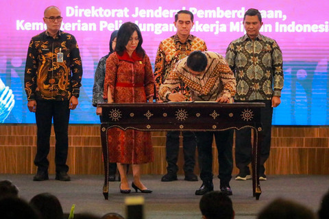 Peluncuran pelatihan teknis bagi aparatur penegak hukum guna pastikan implementasi KUHP dan KUHAP baru yang berperspektif korban kelompok rentan, Kamis (23/7/2026). Foto: Badan Pembinaan Hukum Nasional