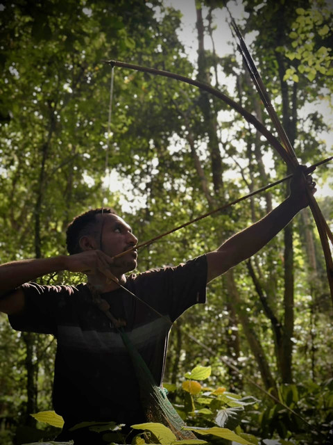 Jekius Iba, atlet panahan asal Kampung Iba, Distrik Testega, Kabupaten Pegunungan Arfak, Provinsi Papua Barat. Foto: Arya Kurniatmaja