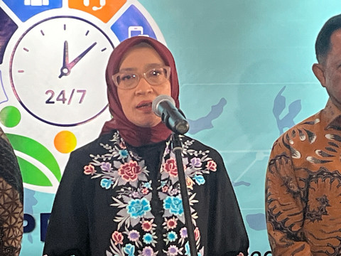 Menteri Pendayagunaan Aparatur Negara dan Reformasi Birokrasi (MenpanRB) Rini Widyantini di Kantor KemenpanRB, Jakarta, Jumat (24/7/2026). Foto: Widya Islamiati/kumparan